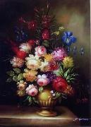 unknow artist Floral, beautiful classical still life of flowers.127 France oil painting reproduction